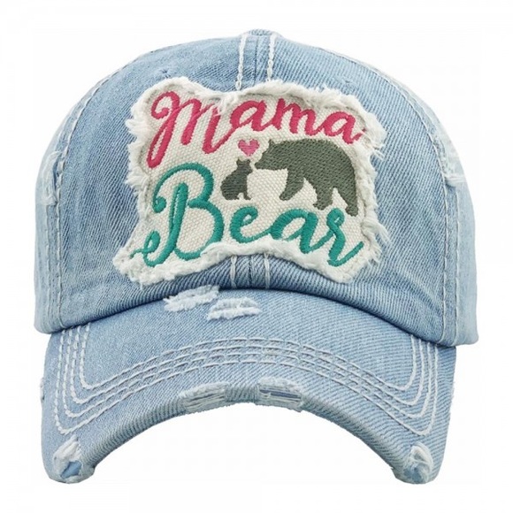 The Ivory Elephant Accessories - MAMA BEAR🐻 Baseball cap